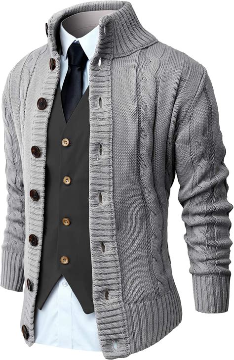 cardigan sweaters mens amazon|cardigans for men over 60.